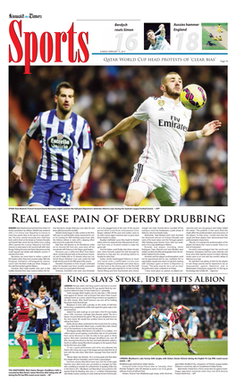 Real Ease Pain of Derby Drubbing