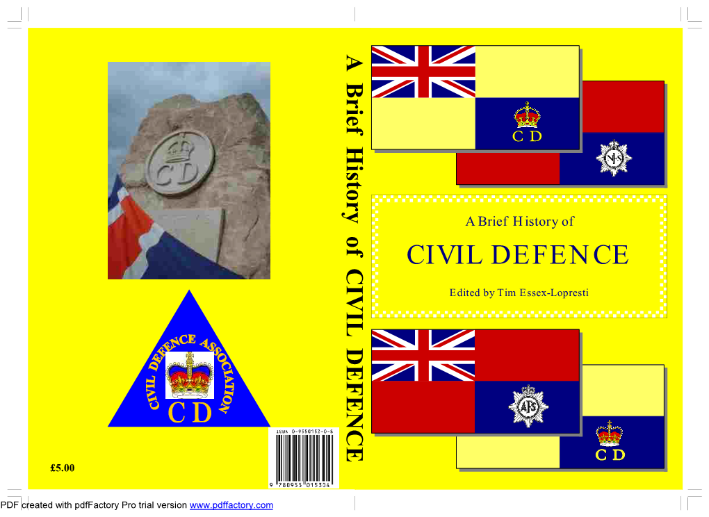 A Brief History of Civil Defence