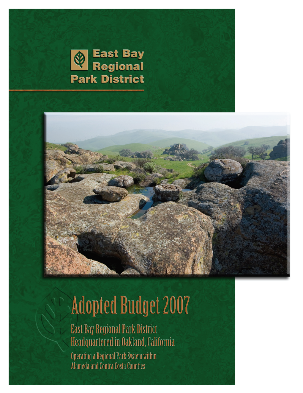 EAST BAY REGIONAL PARK DISTRICT Vision and Mission Statements