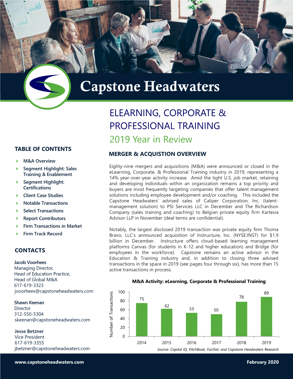 Capstone Headwaters