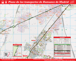 Plano De Los Transportes De Humanes De Madrid