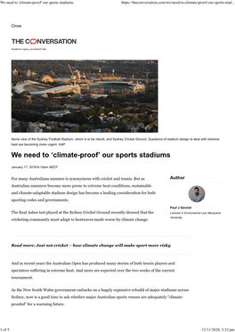 Our Sports Stadiums