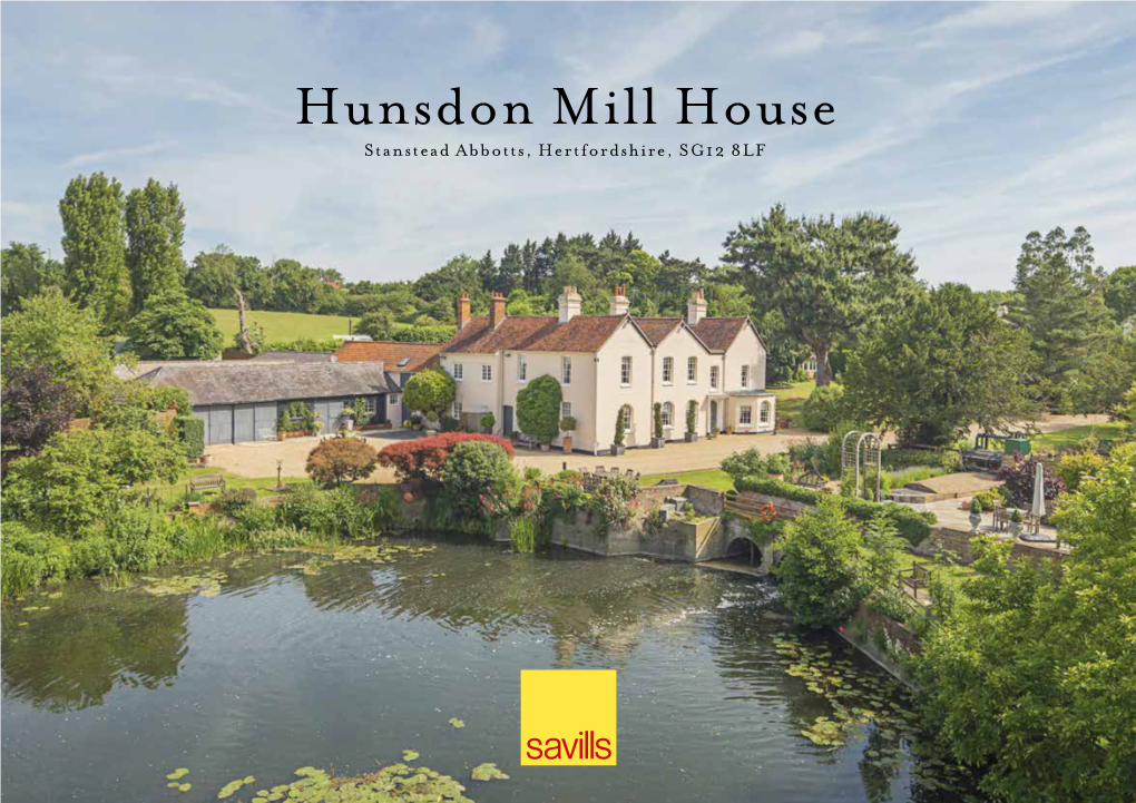 Hunsdon Mill House Stanstead Abbotts, Hertfordshire, SG12 8LF