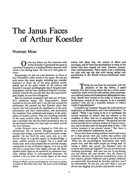 The Janus Faces of Arthur Koestler