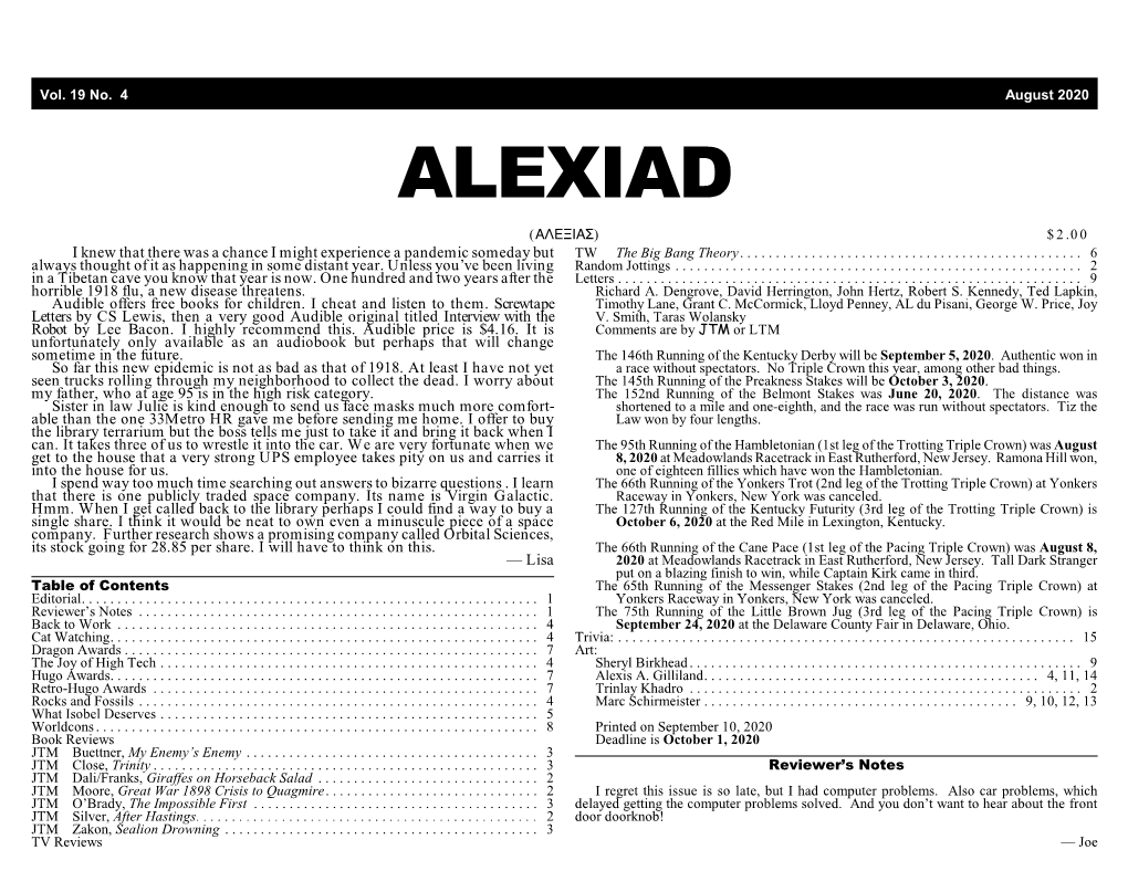 ALEXIAD (!7+=3!G) $2.00 I Knew That There Was a Chance I Might Experience a Pandemic Someday but TW the Big Bang Theory