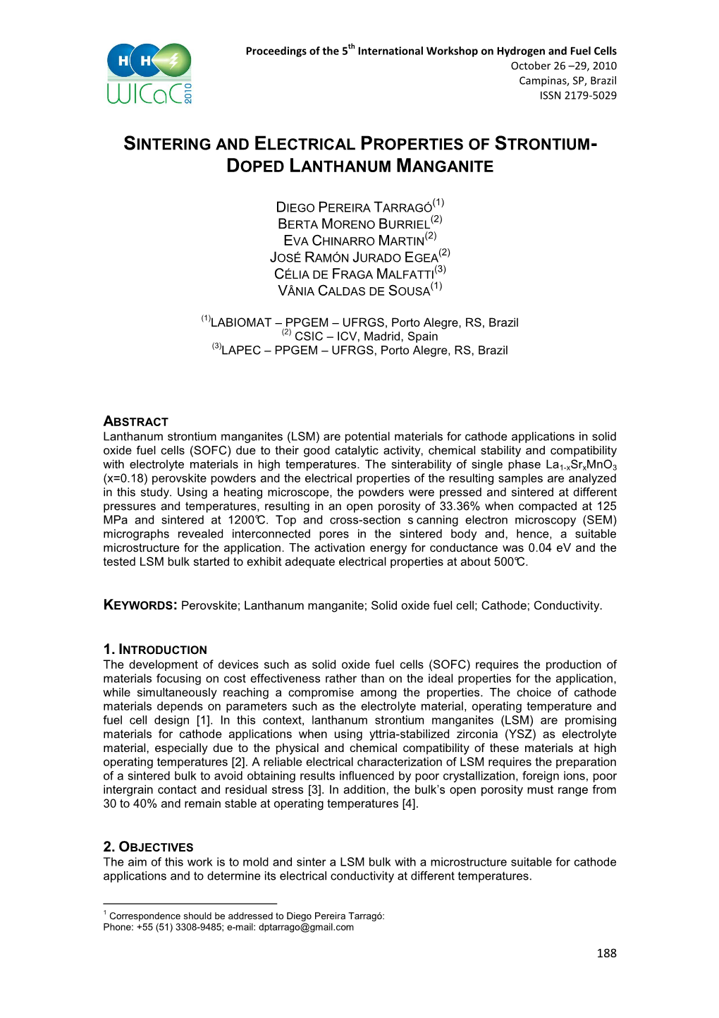 Doped Lanthanum Manganite