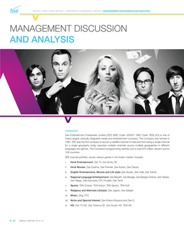 Management Discussion and Analysis |