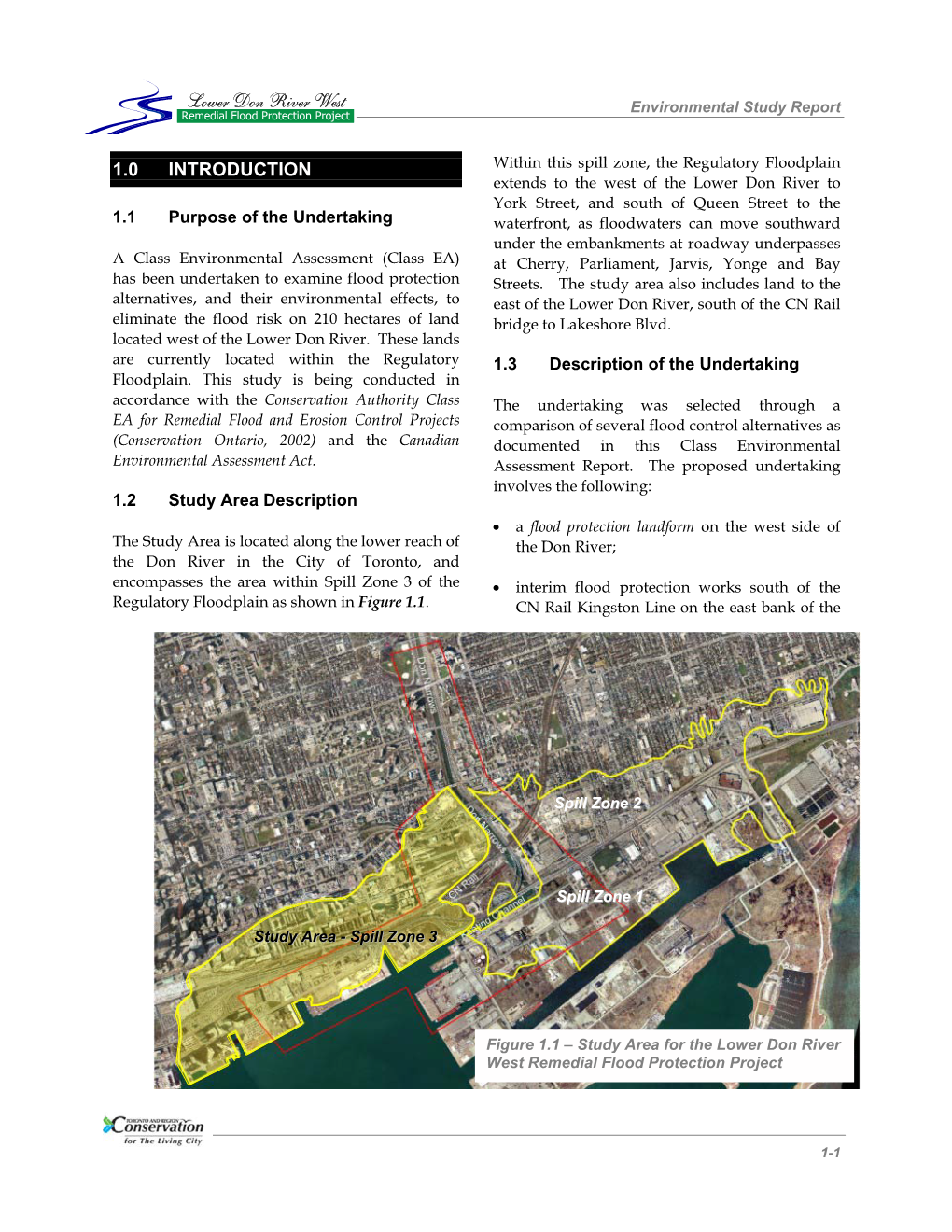 Lower Don River West Environmental Study Report Remedial Flood Protection Project
