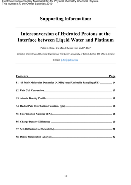 Interconversion of Hydrated Protons at the Interface Between Liquid Water and Platinum