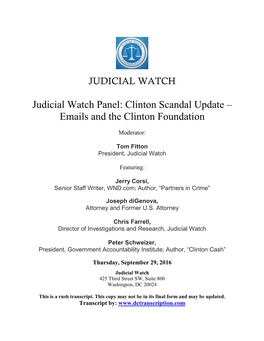 Emails and the Clinton Foundation