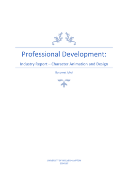 Professional Development Report