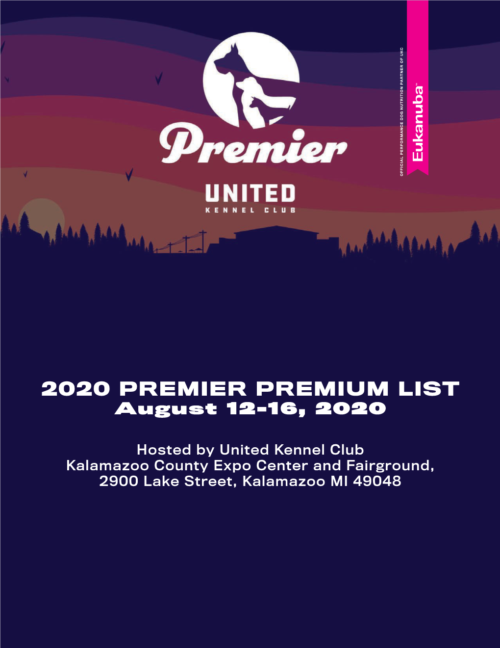 2020 PREMIER PREMIUM LIST August 12-16, 2020