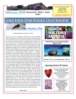 February 2020 Pastor Volume 6 Issue 12