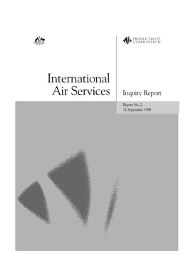 International Air Services Inquiry Report