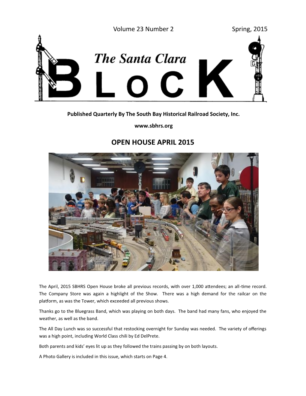 Second Quarter 2015 Newsletter