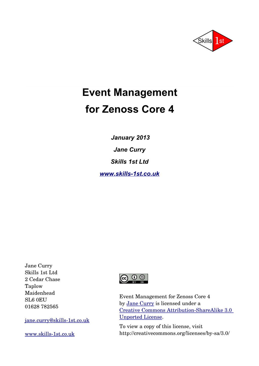 Event Management for Zenoss Core 4