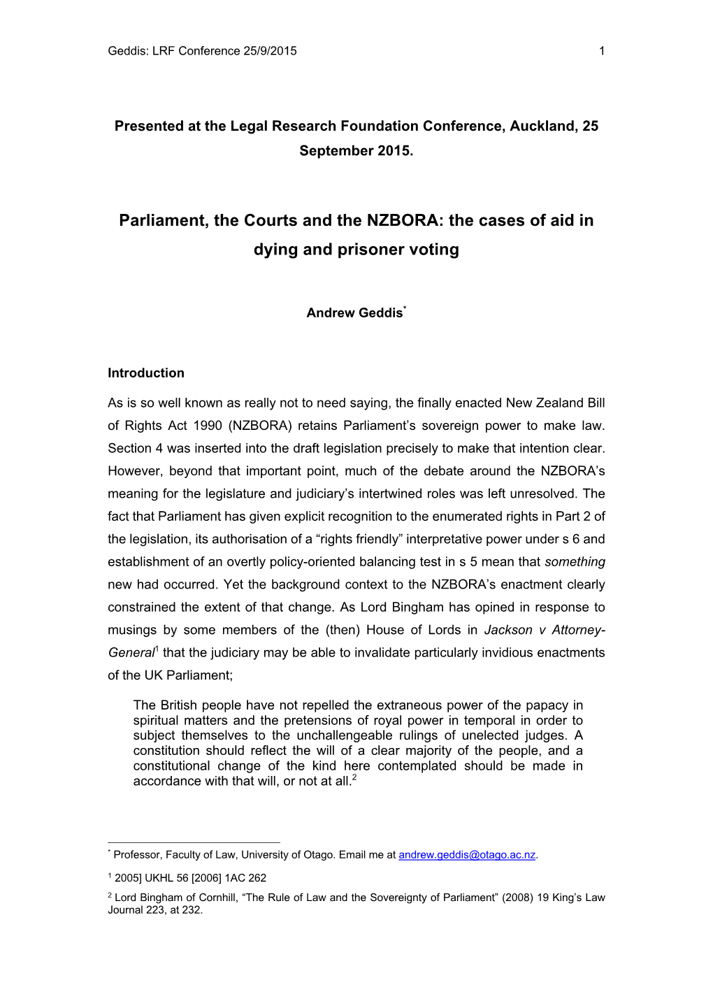 Parliament, the Courts and the NZBORA.Pdf (286.2Kb)