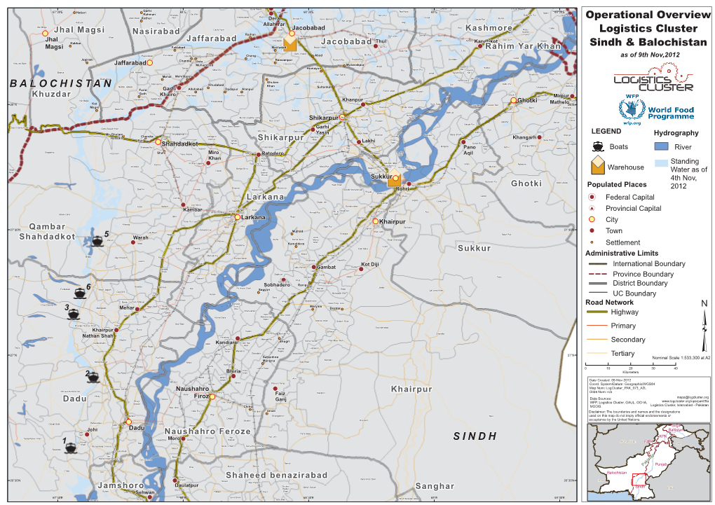 Operational Overview Logistics Cluster Sindh