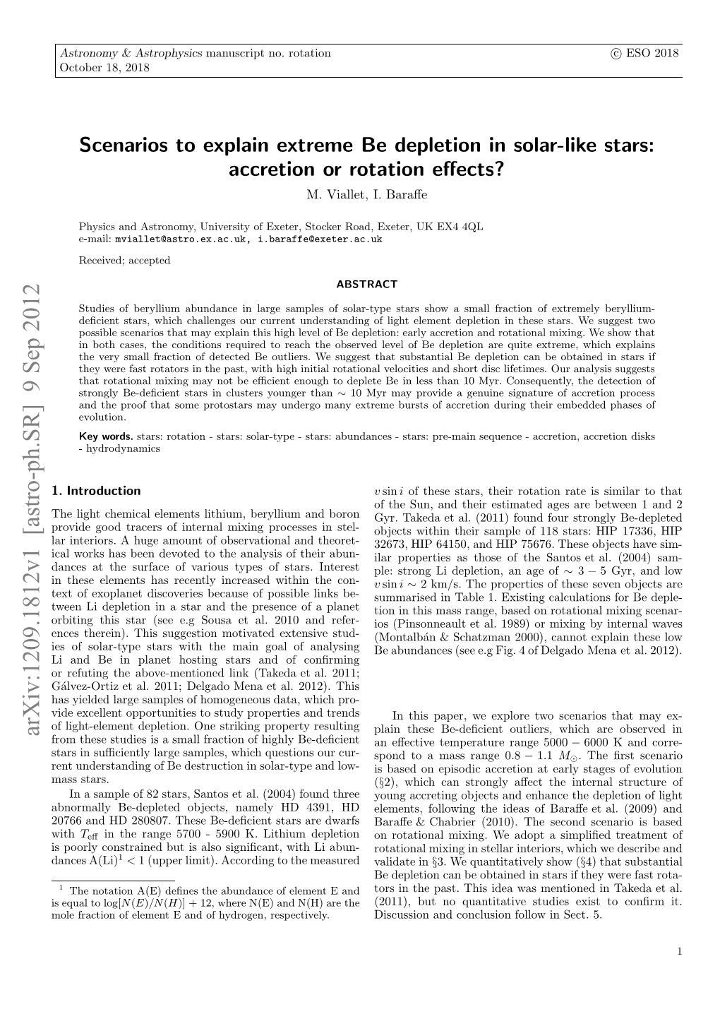 Scenarios to Explain Extreme Be Depletion in Solar-Like Stars