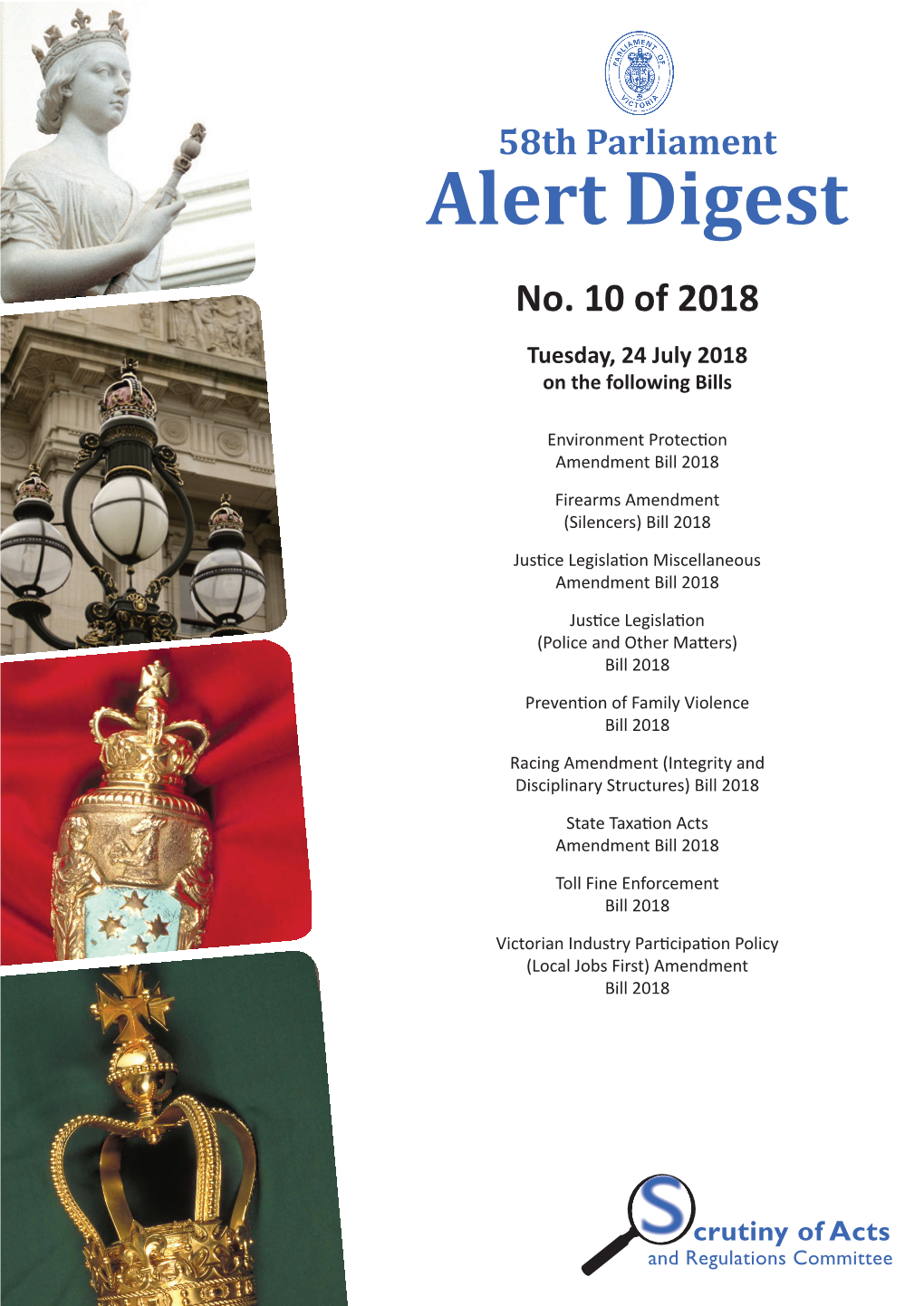 Alert Digest No 10 of 2018, 24 July 2018