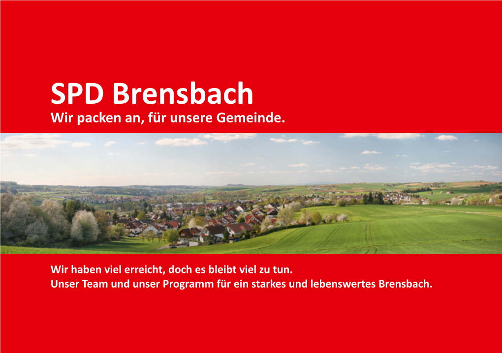 SPD Wahlbroschüre 2021