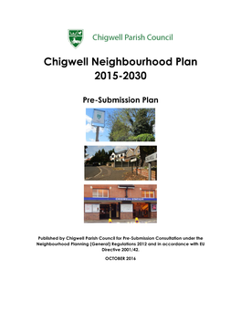Chigwell Neighbourhood Plan 2015-2030