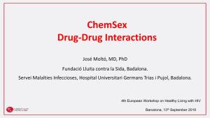Chemsex Drug-Drug Interactions