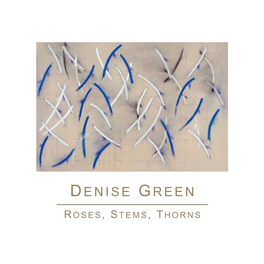 Denise Green Takes Simple Things and Explores Their Weight, Finding Density As Well As Possibility in Their Combination and Repetition