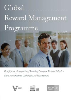 Global Reward Management Programme