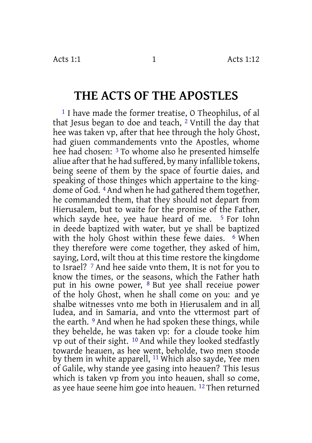 The Acts of the Apostles