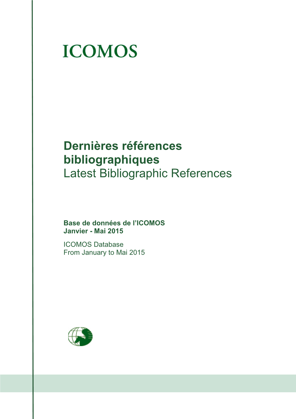 Dernières Références Bibliographiques Latest Bibliographic References