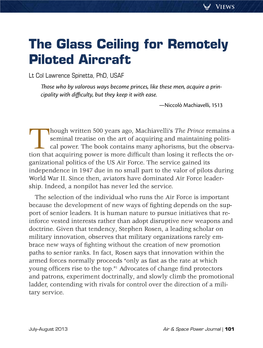 The Glass Ceiling for Remotely Piloted Aircraft
