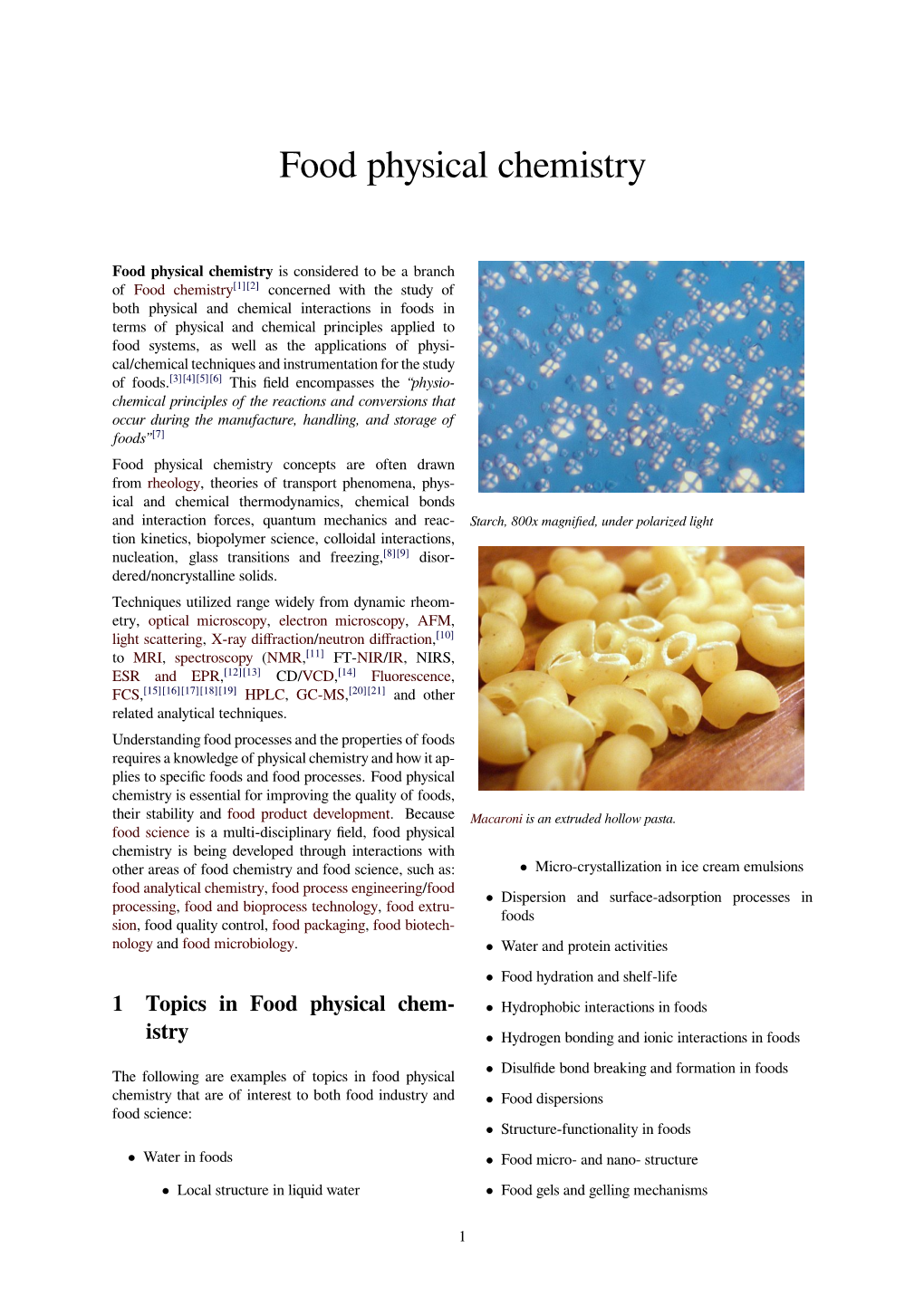 Food Physical Chemistry