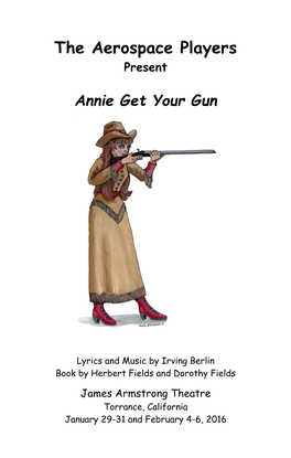 Annie Get Your Gun Program