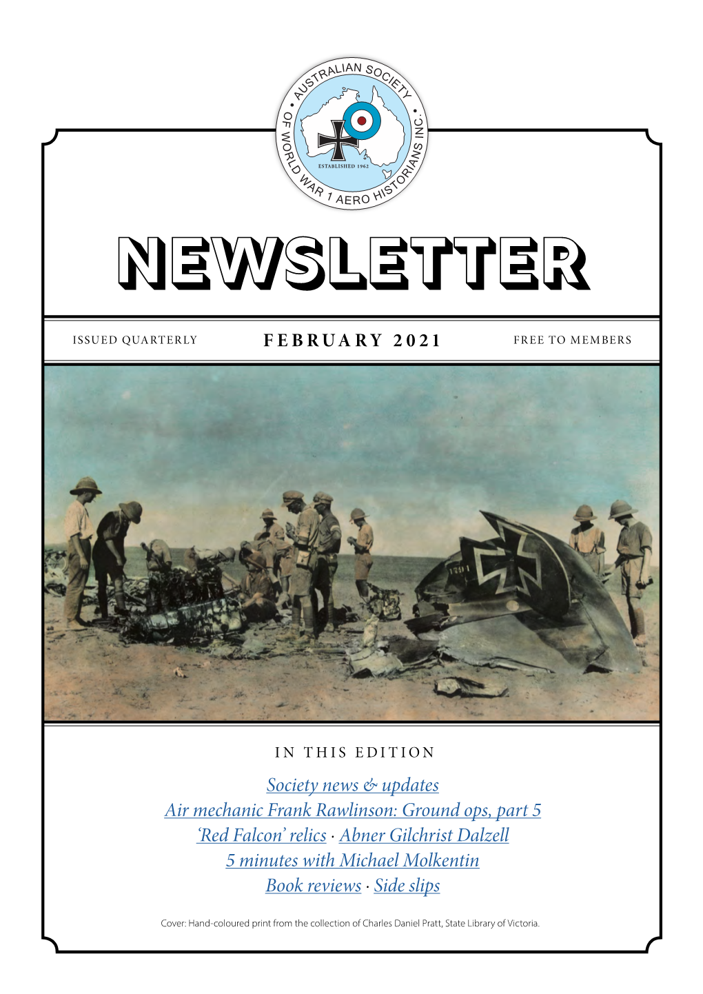 ASWW1AH Newsletter February 2021