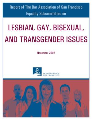 Lesbian, Gay, Bisexual, and Transgender Issues