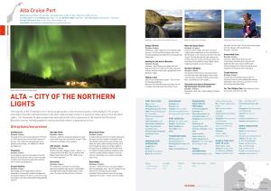 ALTA – City of the Northern Lights