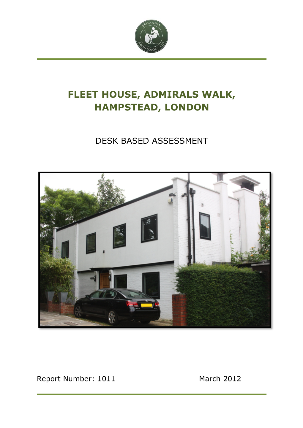Fleet House, Admirals Walk, Hampstead, London