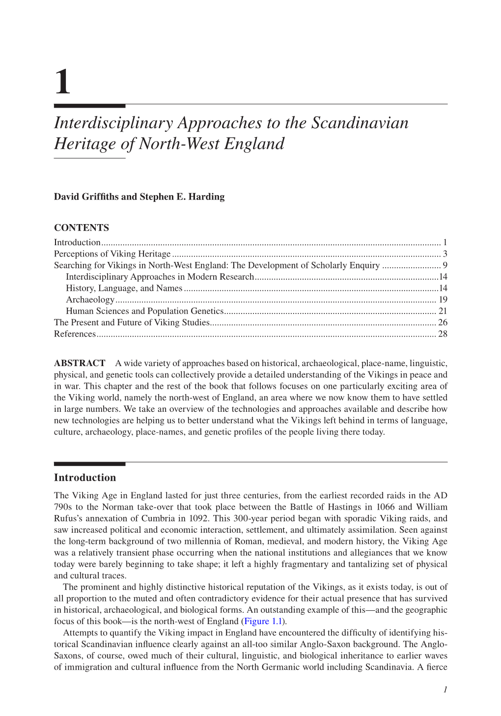 Interdisciplinary Approaches to the Scandinavian Heritage of North-­West England