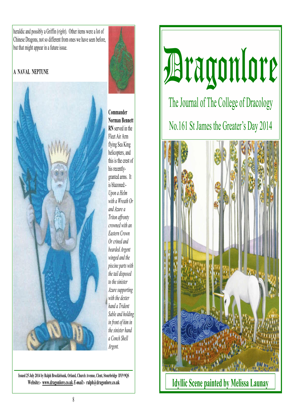 Dragonlore Issue 161 2014-07-23