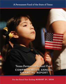 Texas Permanent School Fund COMPREHENSIVE ANNUAL FINANCIAL REPORT
