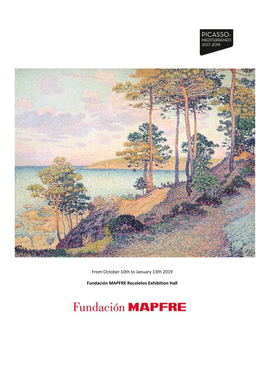 From October 10Th to January 13Th 2019 Fundación MAPFRE Recoletos Exhibition Hall