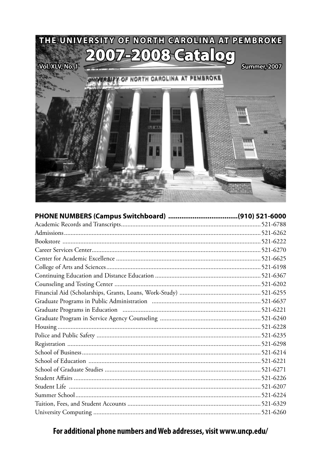 2007-2008 Catalog Vol