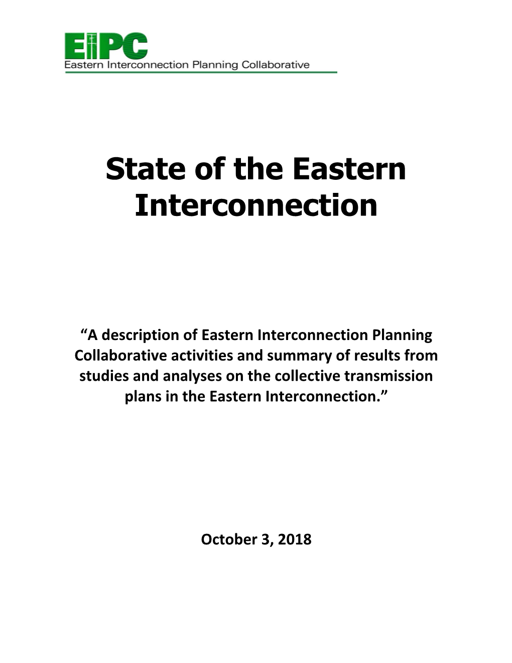 State of the Eastern Interconnection