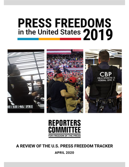 PRESS FREEDOMS in the United States 2019