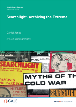 Searchlight: Archiving the Extreme