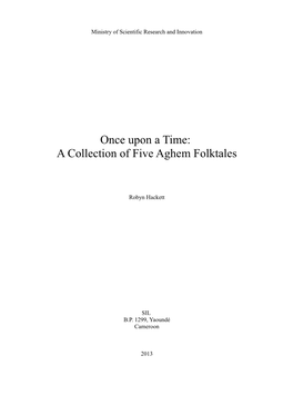 A Collection of Five Aghem Folktales