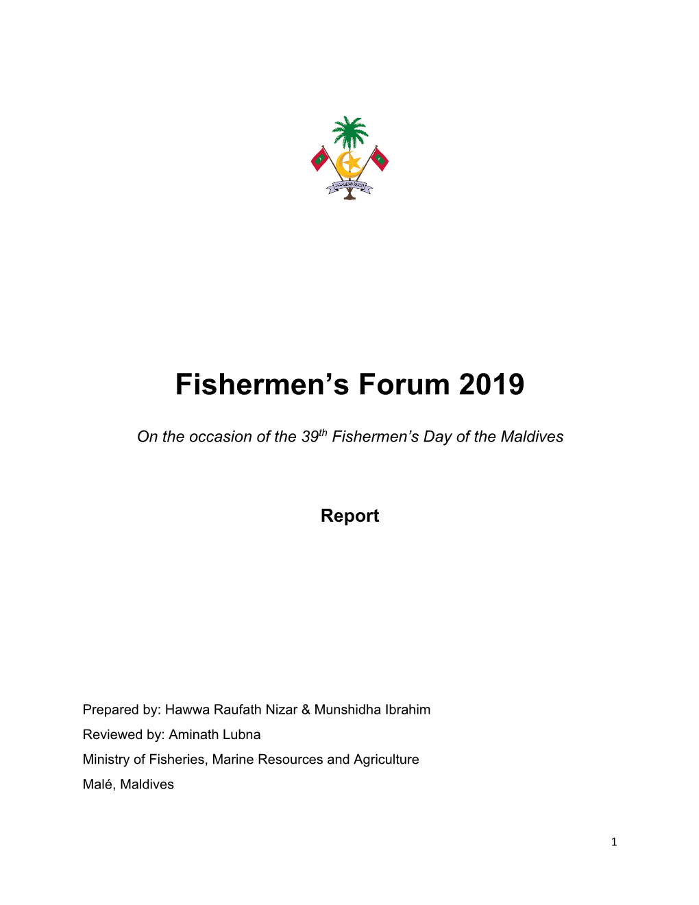 Fishermen's Forum 2019