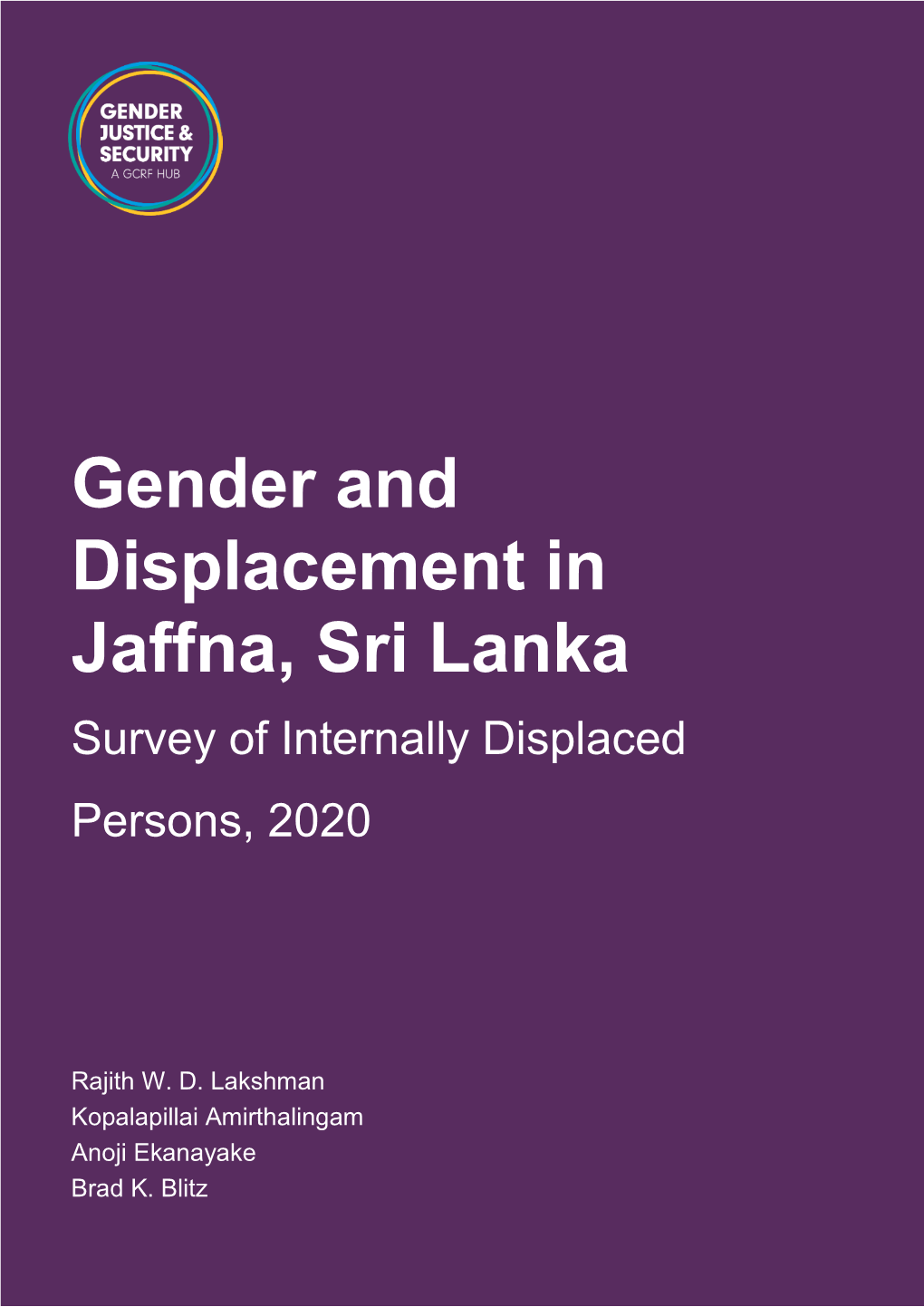 Gender and Displacement in Jaffna, Sri Lanka