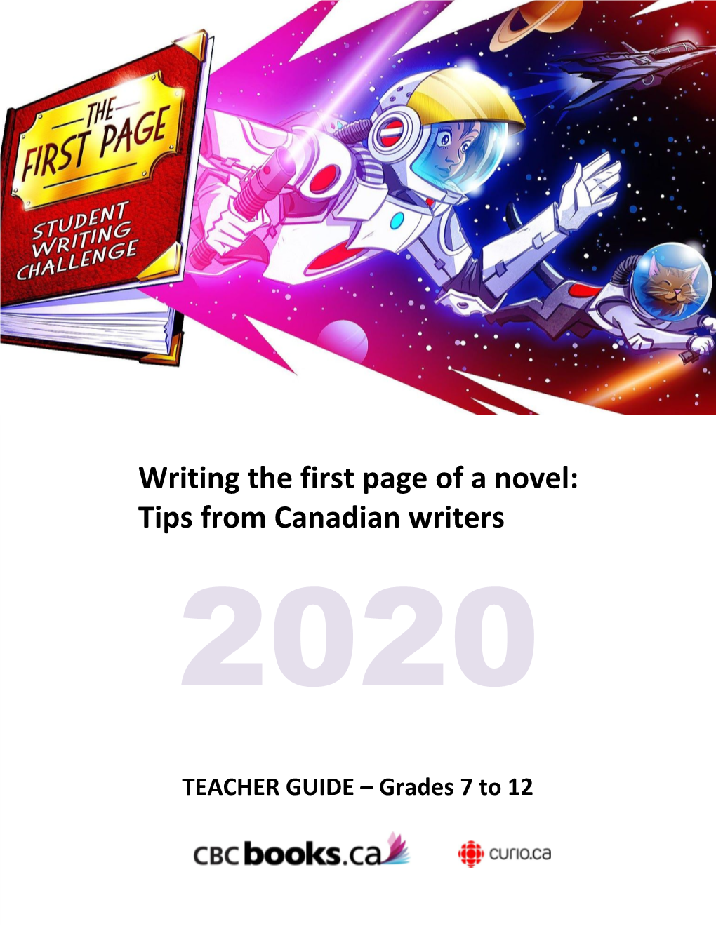 Writing the First Page of a Novel: Tips from Canadian Writers 2020